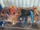 155 · QUANTITY 240V EXTENSION CORDS & ???M MAKITA GRINDER, 125mm