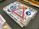 30 (APPROX) x WORKSHOP, ETC SAFETY SIGNS, 1 x PALLET