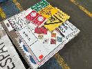 30 (APPROX) x WORKSHOP, ETC SAFETY SIGNS, 1 x PALLET