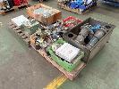 62 · INDUSTRIAL SURPLUS, PIPE FITTINGS, TRANSFORMERS, ELECTRICAL COMPONENTS, 2 x PALLETS