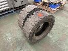 68 · 2 x FORKLIFT TYRES, PNEUMATIC, 8.15 x 15", USED