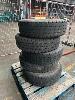 91 · 4 x USED TRUCK TYRES, TOYO M61002, 10R 17.5, TRAILER USE