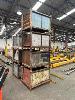 7 x STEEL STILLAGES, OPEN END, 1100 x 830 x700mm (H), STACKABLE