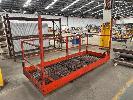 STEEL WORK PLATFORM, 3200 x 1200 x 1000mm WITH ACCESS GATE