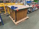 113 · DOUBLE SIDED CARPENTERS BENCH, 1370 x 1220mm WITH VICE