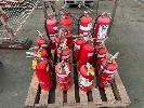 11 x ASSORTED FIRE EXTINGUISHERS