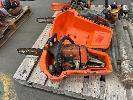 122 · 3 x STIHL CHAINSAWS & PETROL POWERED DRILL,, CONDITION UNKNOWN
