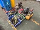 179 · 3 x MOBILE AIR COMPRESSORS, RETRACTA REEL & HOSES, CONDITION UNKNOWN