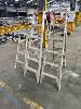 187 · 3 x ALUMINIUM STEP LADDERS, 2 x 1500mm & 1200mm