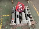 189 · 4 x GALV BOLLARDS, 1100mm WITH SENSORS & ALARM SET