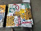 ASSORTED SAFETY SIGNS, 1 x PALLET
