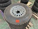 200 · 5 x TOYOTA LANDCRUISER 5 STUD STEEL RIMS, AS NEW,, BRIDGESTONE DUELER 225/195 R16C, TAKEN FROM NEW DELIVERY VEHICLES