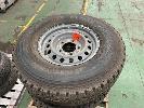 203 · SET 5 LANDCRUISER 5 STUD STEEL RIMS,, USED & TYRES, GOOD