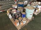 PALLET OF INDUSTRIAL AUTOMOTIVE PAINTS