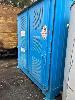 42a · FLAMABLES STORAGE CONTAINER, STORE MASTER, BI FOLD FRONT DOOR, FITTED WITH SHELF RACKS, & FORK POCKETS., INCLUDING ASSORTED PAINTS AND SOLVENTS., SIZE:2650 W x 1300 D x 2700mm H