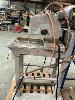 Brick Saw On Heavy Duty Steel Stand, 350mm Blade Diameter, Foot Op, 415v No Gst