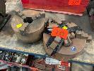 2 X 3 Jaw Chucks, 160 & 200mm, Tos No Gst
