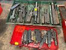 125 · 34 x LATHE CUTTING TOOLS,, 2 x TRAYS NO GST