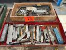 126 · 32 x LATHE CUTTING TOOLS,, 2 x TRAYS NO GST