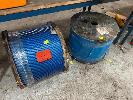 2 X Drums Of Wire Rope, 3-4mm Diameter Galv With Blue Plastic Coating, Nobles, 1000m/Drum