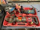 Rebar Bender, Baumr-Ag, Mod: R8258, 240v With, Makita Drill & Milwaukee Cordless Circular Saw & Caulking Gun, No Batteries Or Chargers