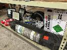 160 · SPINIFEX GAZEBO, 3x3m,, 2 x FIRE EXTINGUISHERS, 9.0kg & 2 x 1.5kg,, 3 x LED YARD LIGHTS, 240V, ROPE & HOSE