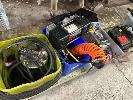 168 · SUMP PUMP WITH FLOAT SENSOR, 240V,, PORTABLE AIR COMPRESSOR, 12V,, 2 x BATTERY CHARGERS, PROJECTA & LEP,, BOAT WINCH, SCA HEAVY DUTY, 12V, 1 x SHELF NO GST