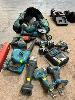 Makita Kit Including Tek Drill, Blower, Hammer Drill, 2 X Grinders, Charger No Batteries With Carry Bag