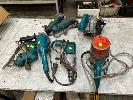 Makita Power Tools Including Hammer Drill, 3 X Grinders, Router & Circular Saw, 240v
