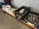 Assorted Hydraulic Fittings, Hose, Clamps, Etc, 1 X Shelf