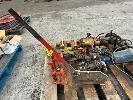 327 · POWER TOOLS INCLUDING 9" GRINDER, DRILLS, ANGLE GRINDER, MANUAL METAL SHEARS, 2 x BOTTLE JACKS, ETC, 1 x PALLET NO GST