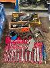 129 · 2 x PUNCH SETS, MINI VICE, 45mm, CHISELS, PLANERS, ETC NO GST