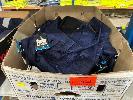 264 · 5 x PAIRS WORK PANTS, KING GEE WORK COOL, NAVY WITH REFLECTIVE STRIP, SIZE: 107R, AS NEW