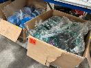30 (Approx) X Hard Hats, Blue & Green, 2 X Boxes No Gst