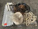 319 · QUANTITY ASSORTED ROPE, SYNTHETIC & JUTE, CONTROL CABLES, ETC, 1 x PALLET NO GST