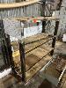 Alloy Shelf Units, 1500 X 600 X 1500mm (H), 4 Tier,, Mdf Board Shelves