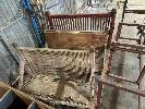 4 X Timber Glass Trolleys, 1200mm
