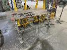 Welders Bench, Mobile, 1700 X 1000mm, Castor Wheels, 3mm Plate Top With Dawn 100 Vice