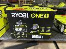 Ryobi 18v One + Power Tool Set, As New, Comprising, Circular Saw, Impact Drill, Angle Grinder,, 1 X 4.0ah & 1 X 2.0ah Batteries, Charge & Carry Bag