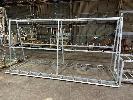 39 · GALV STEEL TUBE DOUBLE SIDED PANEL STAND, 4000 x 1200 x 2000mm (H)