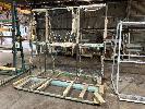40 · STEEL TUBE DOUBLE SIDED PANEL STAND, 2600 x 2300 x 2400mm (H)