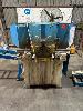 54 · DOUBLE CUT SAW, LUNA MACHINERY, S/NO: SA45P-3, 415V, WITH IN & OUTFEED ROLLER CONVEYOR