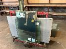 2 x MATCHING ALLOY WORK BENCHES, 2000 x 500mm & 3400 x 500mm, MDF BOARD TOP