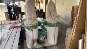 56 · WOODTECH MOTORISED PORTABLE TWIN BAG DUST EXTRACTOR, MOD: UFO-102B, 415V, 3 PHASE