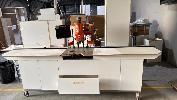 57 · BLUM MOTORISED ELECTRIC WOODWORKING HINGE INSERTER, MOD: MINI PRESSP, S/NO: JC0827 (2020), 240V, SINGLE PHASE, MOUNTED ON MOBILE WORK BENCH