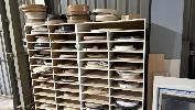 63 · 2 x CABINETS & CONTENTS ASSORTED EDGE BANDING