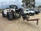 105 · HAULOTTE TELEHANDLER, MOD: HTL4017, S/NO: CT100208, DOM: 2013, LIFT CAPACITY: 4,000kg, ENGINE PERKINS 1104, D44T 70kw, 7,624 HOURS ONLY, EQSS GEN 3 LMS SCREEN, A/C ROPS CABIN, TELESCOPIC BOOM, FORK SET & JIB, MANUALS, KEYS, (NEW SENSORS FITTED, $6000.00 INVOICE)