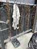 299 · QUANTITY BOW & D SHACKLES, EYE BOLTS & ASSROTED CHAINS & HOOKS
