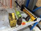 336 · ENERPAC PORTA POWER, 3 x RAMS & SPARE PUMP RESERVOIR