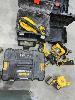 349 · DEWALT 18V TOOL SET INCLUDING VAC, TORCH, DRILL, BLOWER, LED LIGHT, RECIPRO SAW, TEK GUN, 2 x BATTERIES, 3 x TOOL CASES & ACCESSORIES